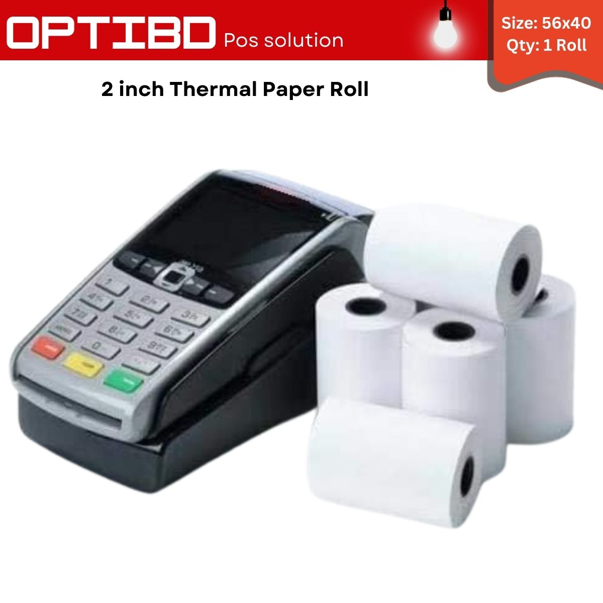 Thermal Paper Roll 56x40mm