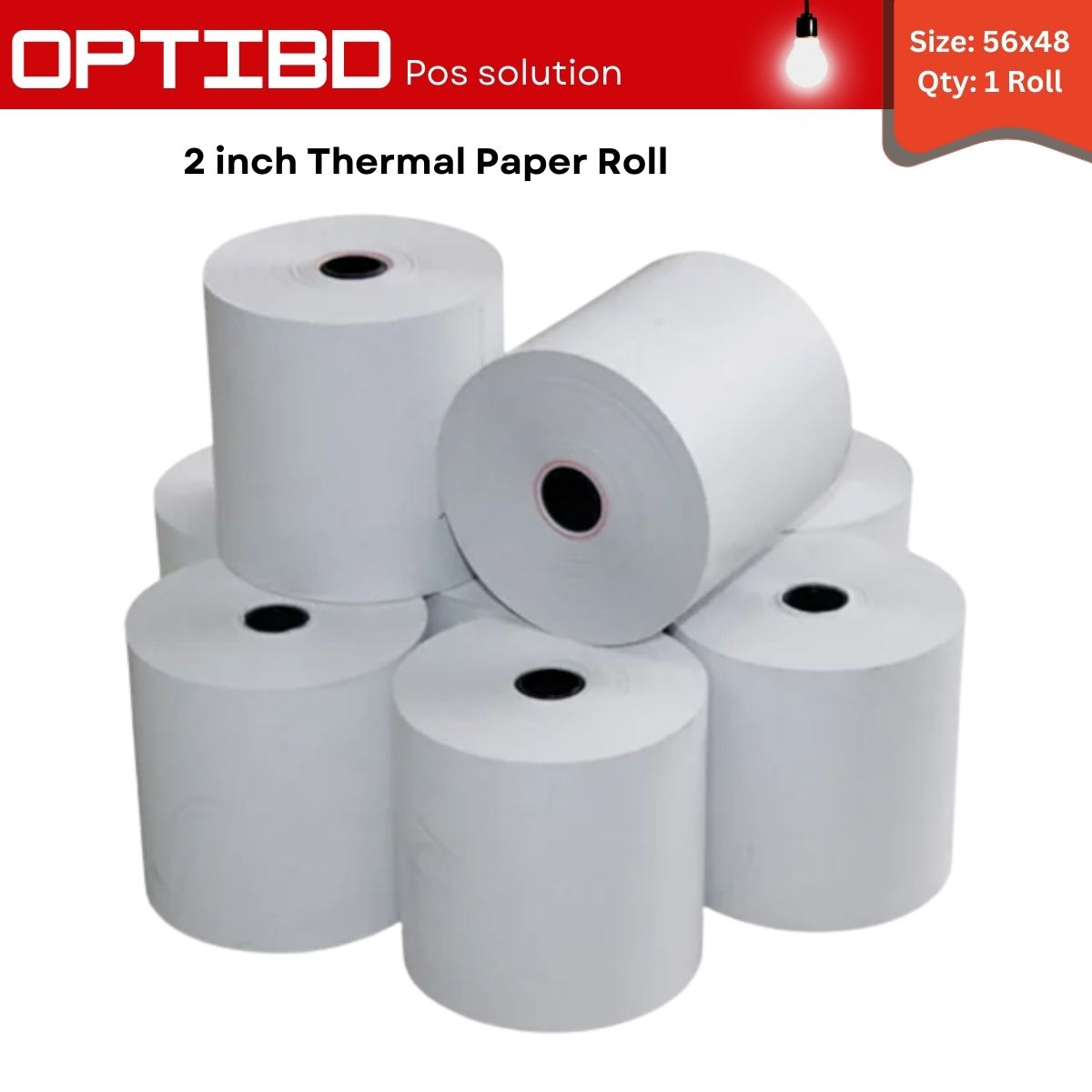 Thermal Paper Roll 56x48mm