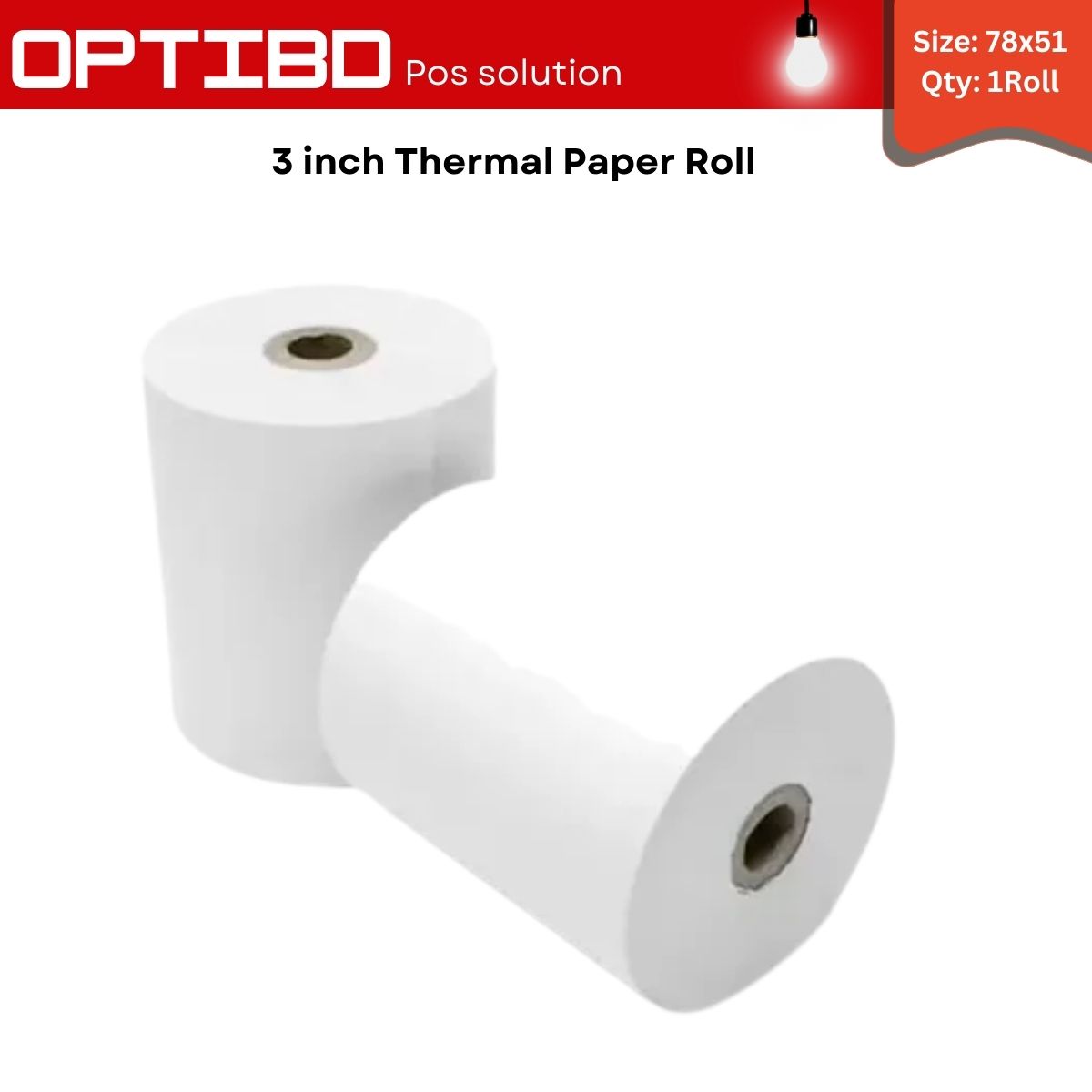 Thermal Paper Roll 78x51mm